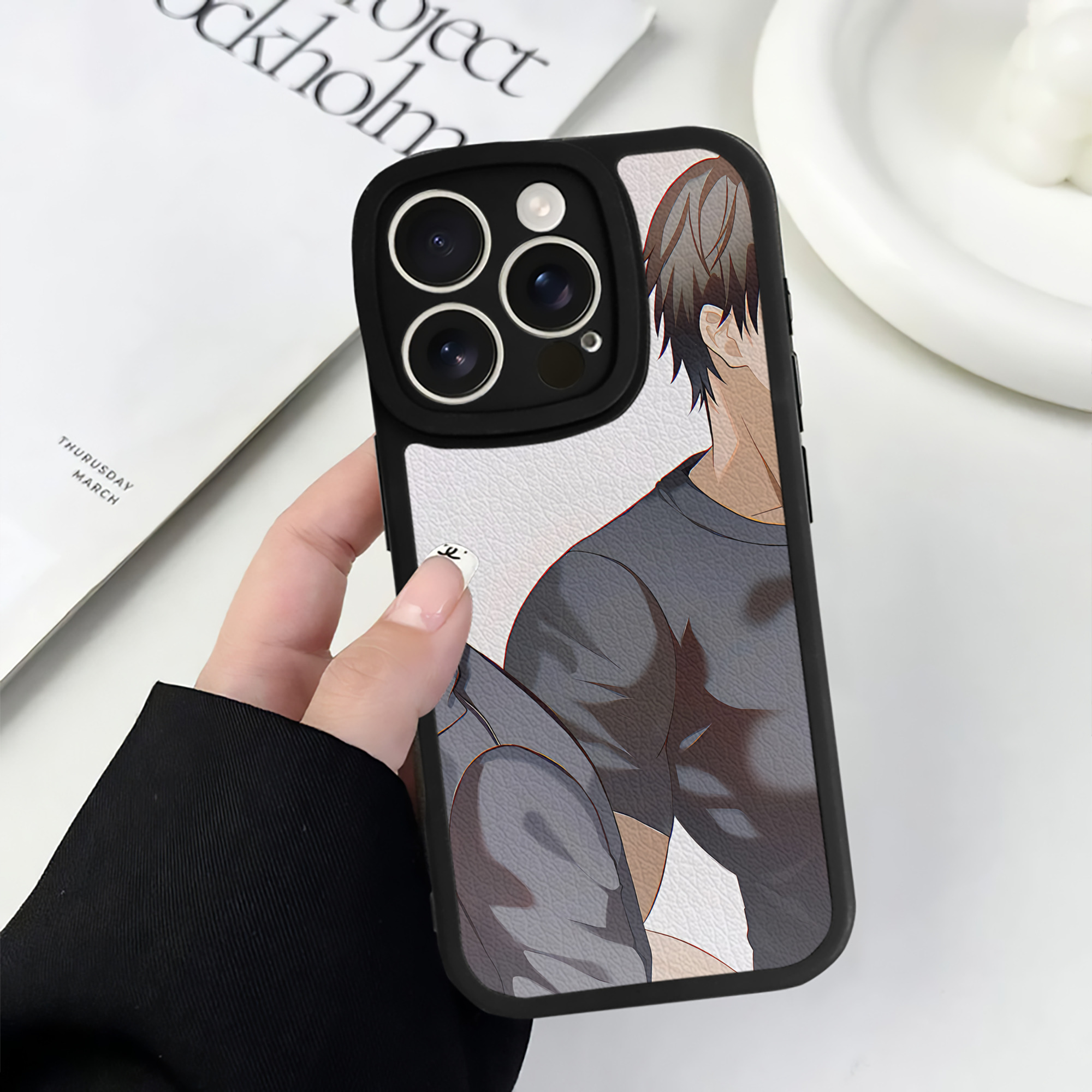 （画像用） SPY×FAMILY间谍家家酒 【iPhone 16シリーズ対応】シリコンスマホケース（レザー調） 材質：シリコン